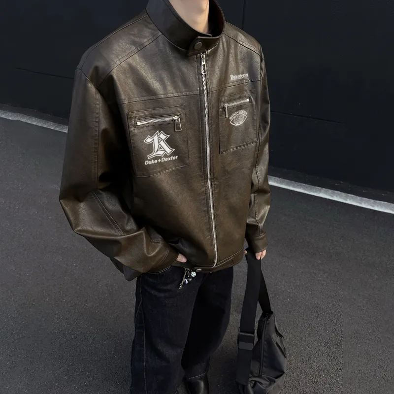 DUKE+DEXTER Leather Jacket Unisex-11
