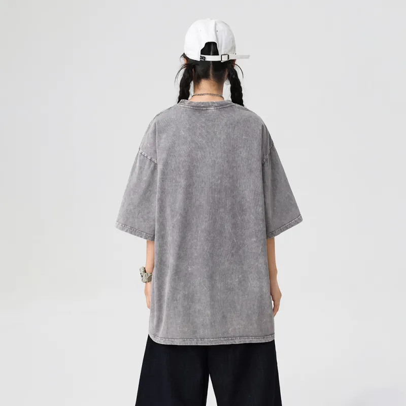 DUKE+DEXTER T Shirt Unisex Washed Black-5