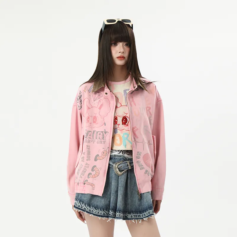 LALABOBO Jackets Women's Pink-1