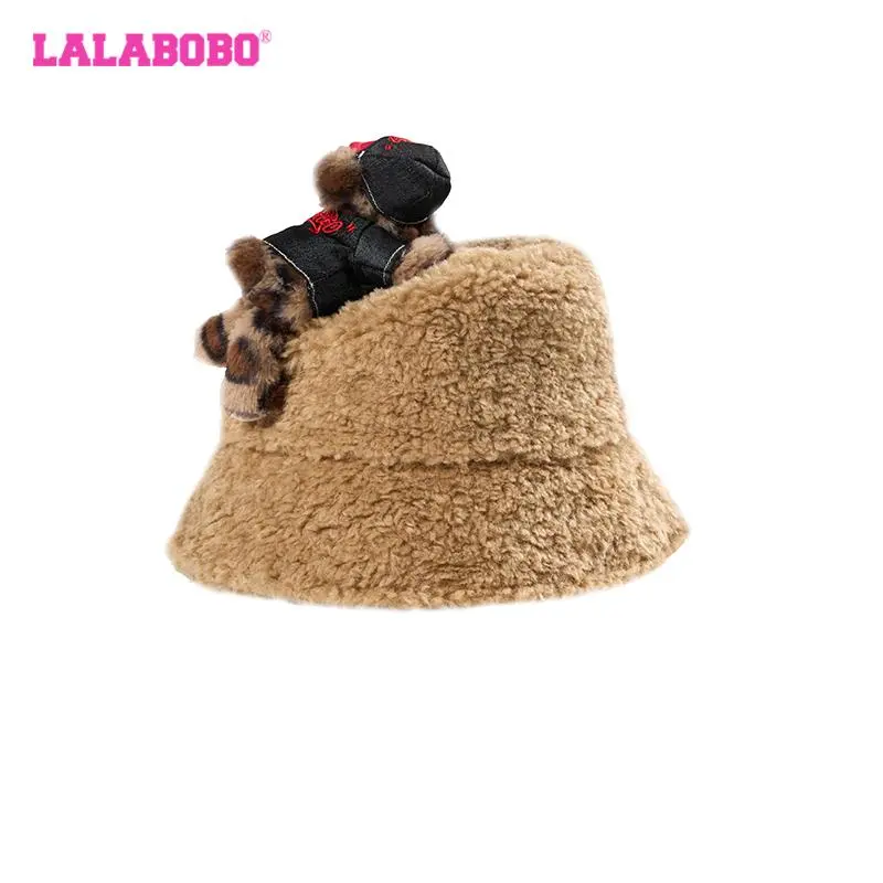 LALABOBO Polyester Bucket Hats Unisex-1