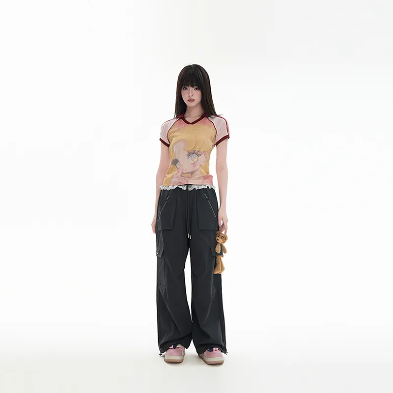 LALABOBO T Shirts Women's Pink-3