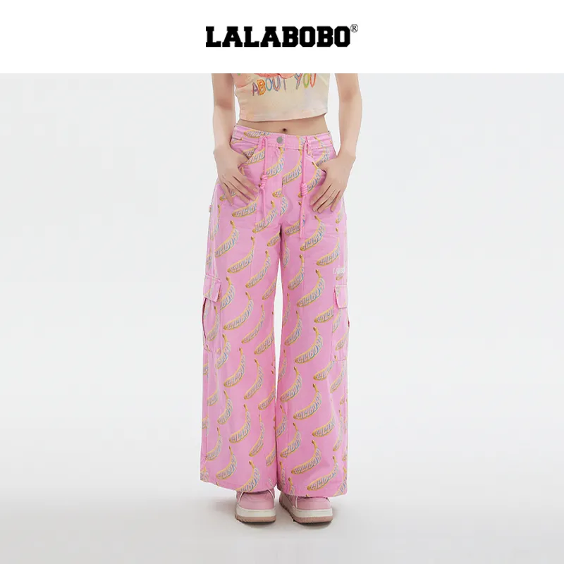 LALABOBO Casual Pants Women's Yellow-7