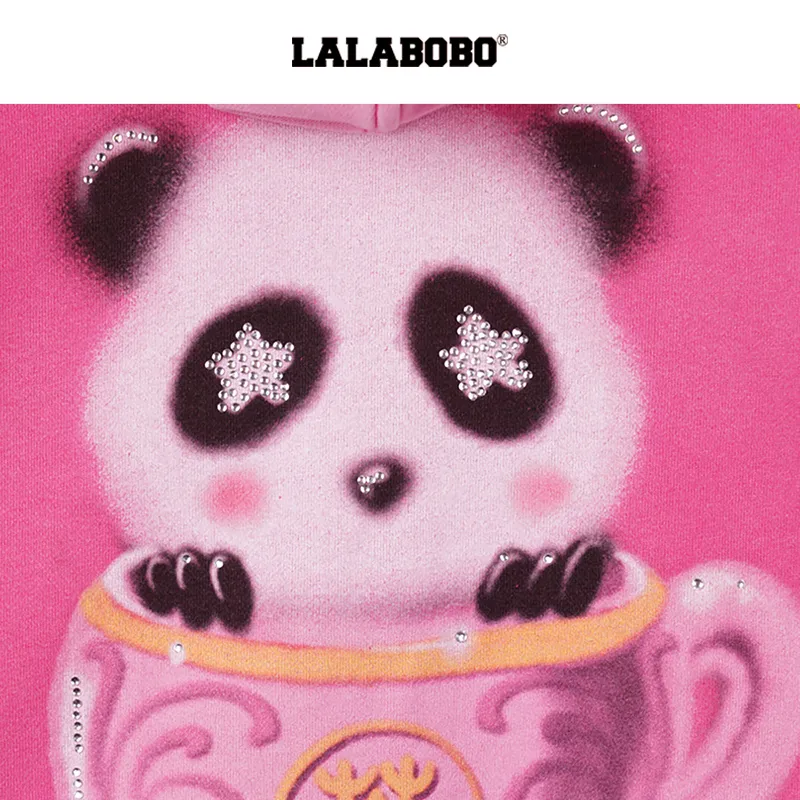 LALABOBO Sweatshirts Women's Pink-6