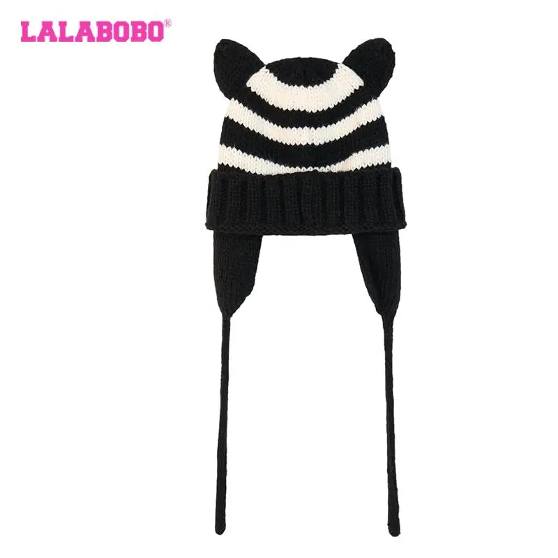 LALABOBO Polyester Beanies Unisex-1