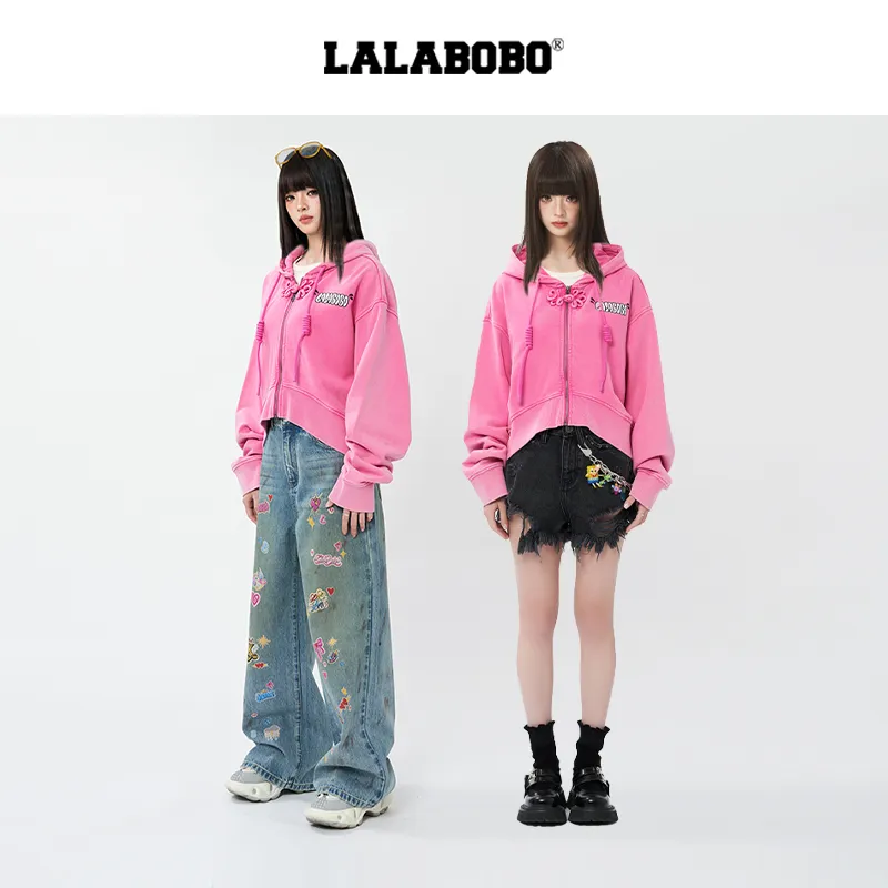 LALABOBO Sweatshirts Women's Pink-5