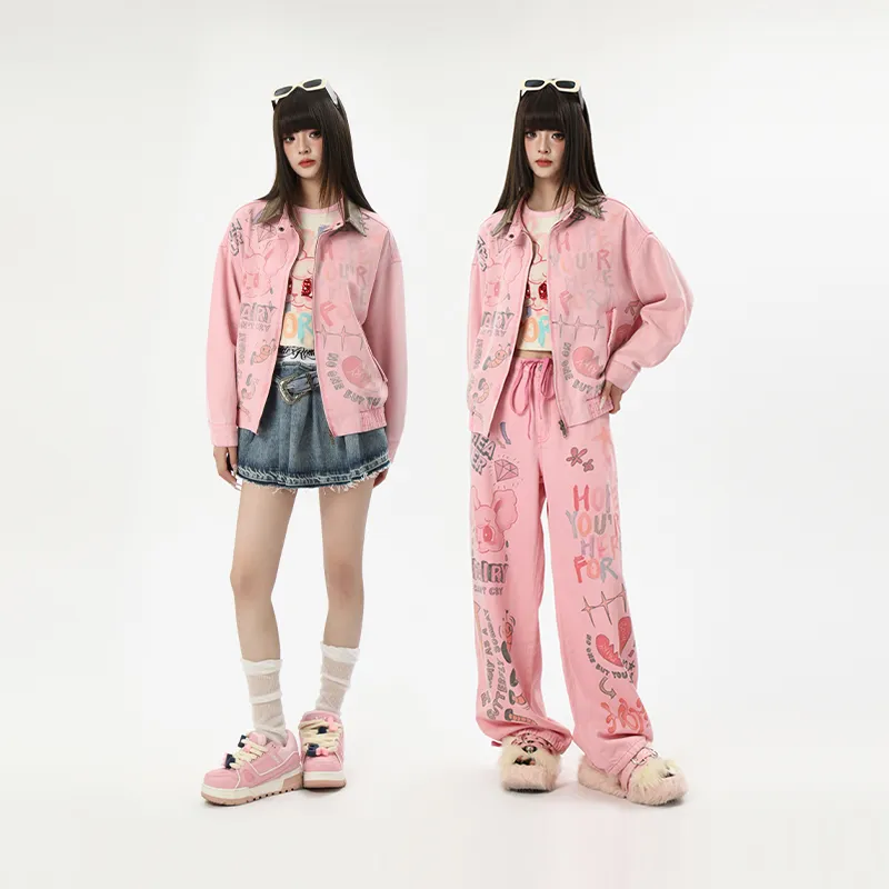 LALABOBO Jackets Women's Pink-5
