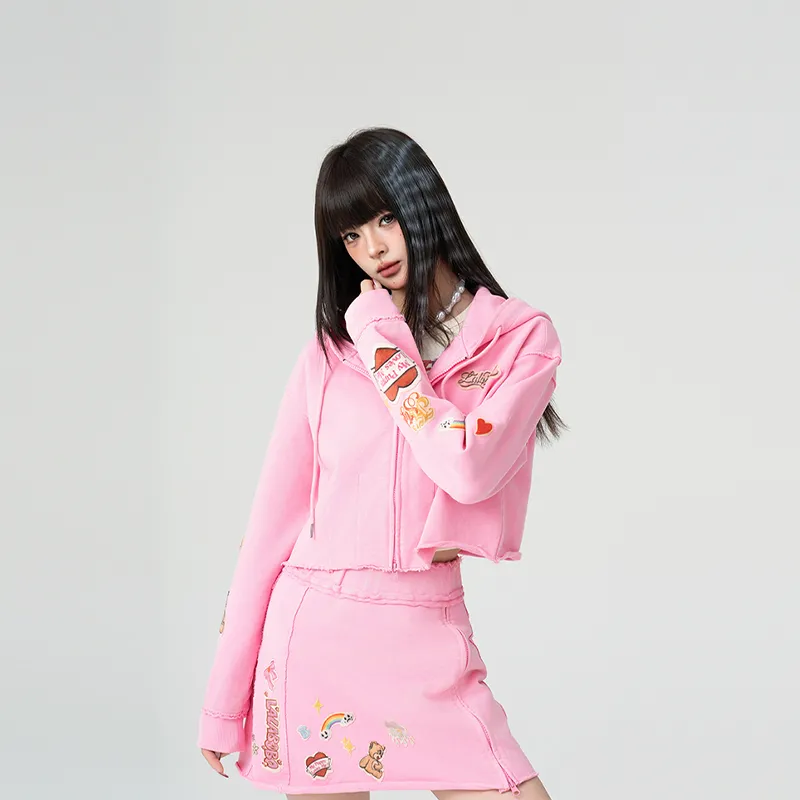 LALABOBO Sweatshirts Women's Pink-3