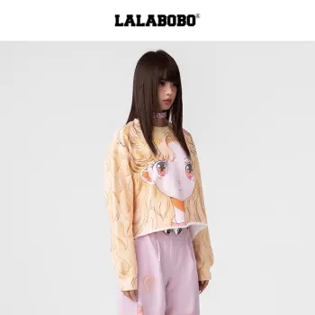 LALABOBO Sweatshirt Women's Yellow
