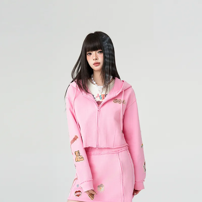 LALABOBO Sweatshirts Women's Pink-2