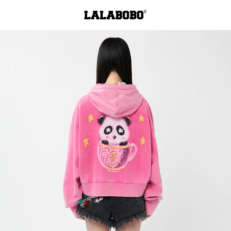 LALABOBO Sweatshirts Women's Pink-2