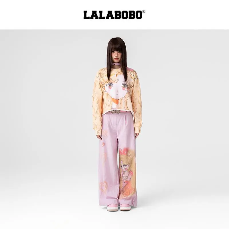 LALABOBO Sweatshirt Women's Yellow-3