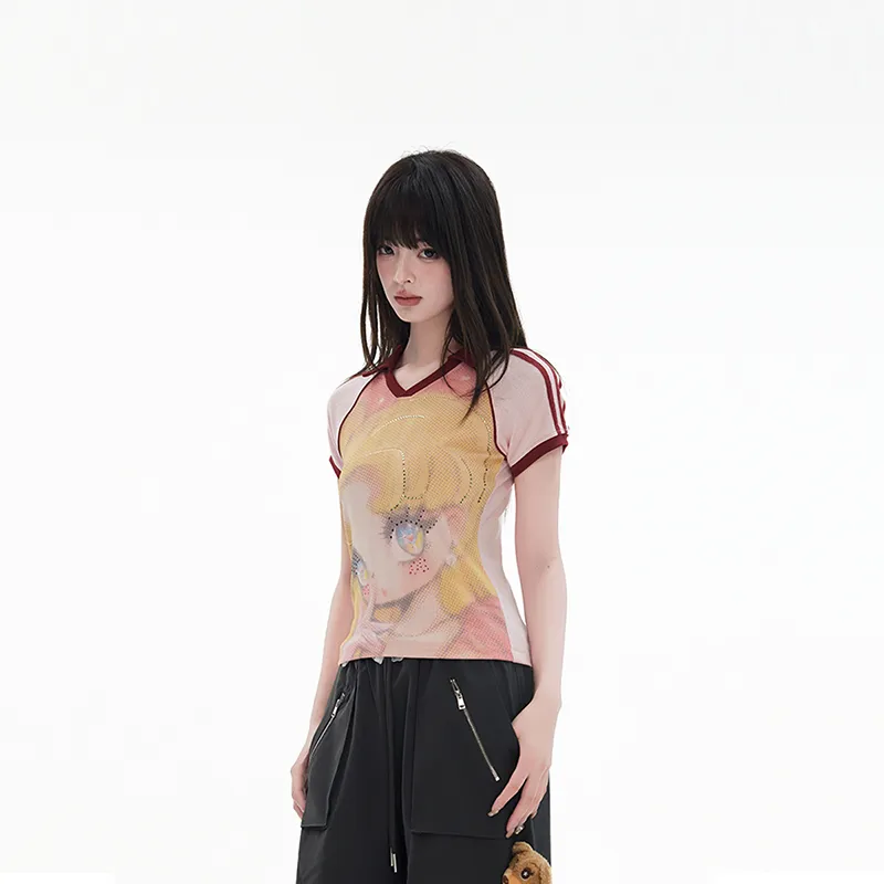 LALABOBO T Shirts Women's Pink-2