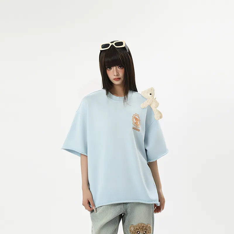 LALABOBO Drop Shoulder Sleeve T Shirt Women's-4