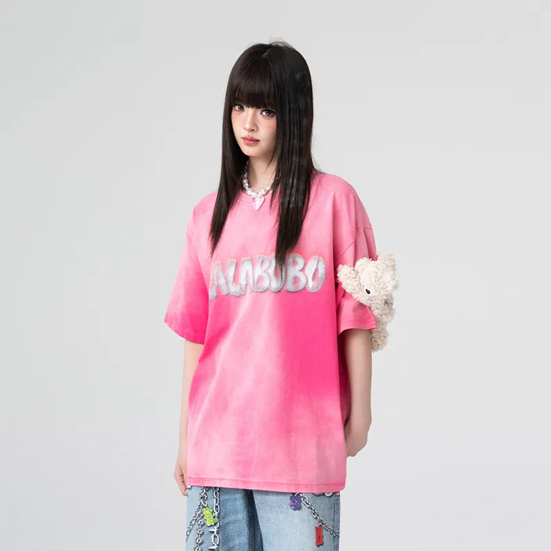 LALABOBO T Shirts Women's Pink-1