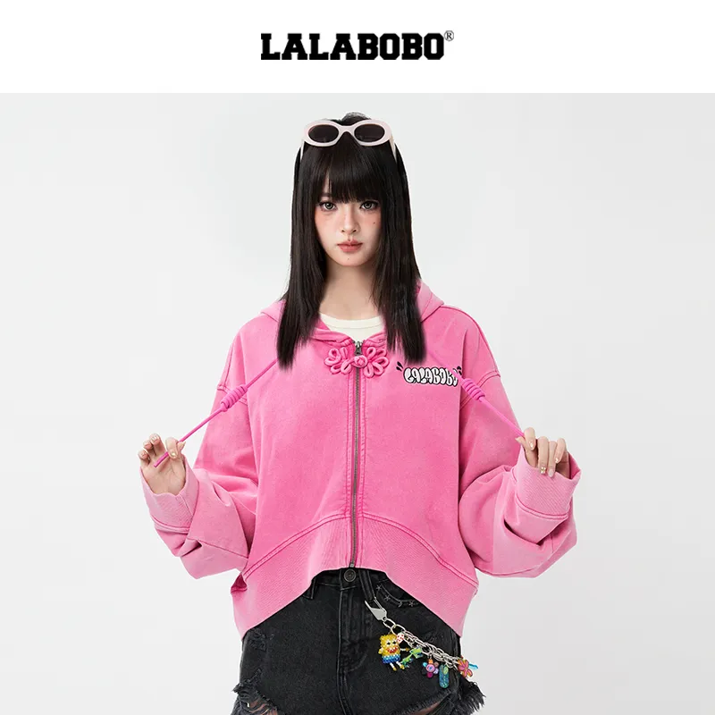 LALABOBO Sweatshirts Women's Pink-4