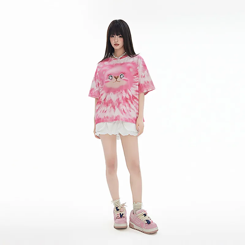 LALABOBO T Shirts Women's Pink-3