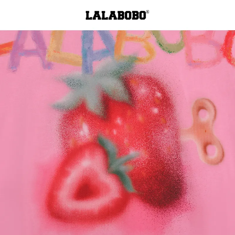 LALABOBO Drop Shoulder Sleeve T Shirt Women's-5