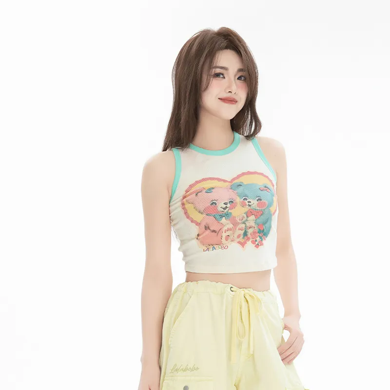 LALABOBO Tank Tops Women's Ecru-2