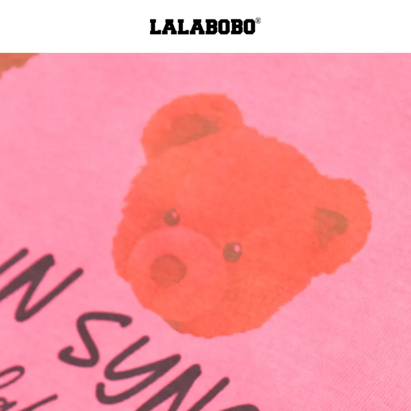 LALABOBO T Shirts Women's Pink-5