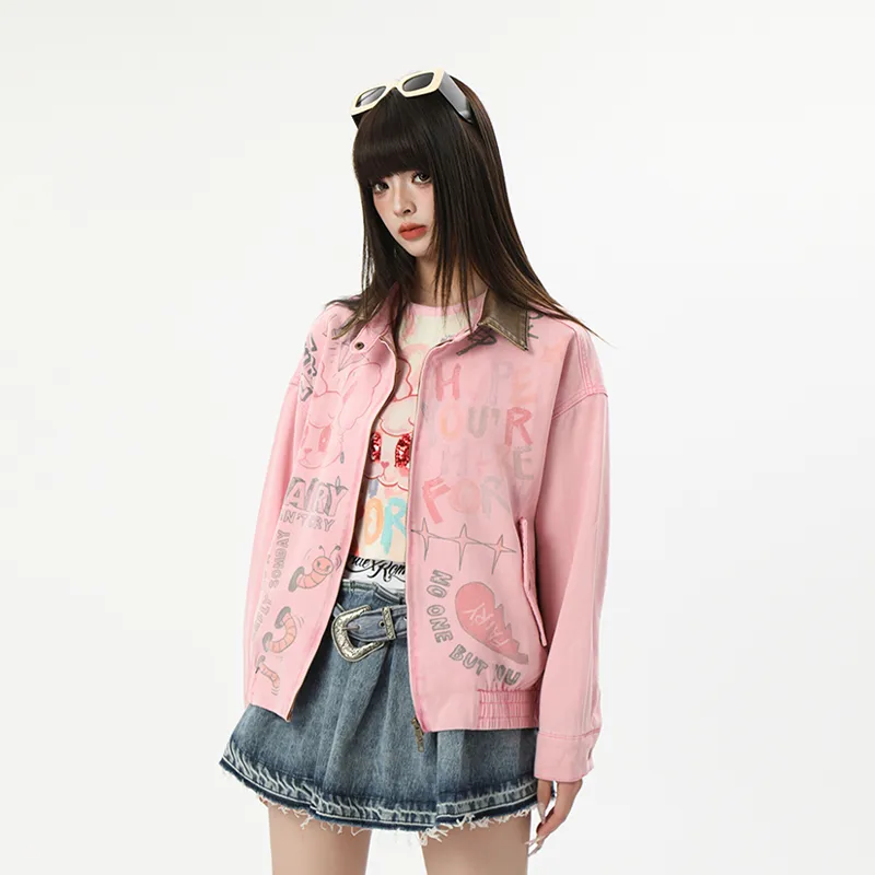 LALABOBO Jackets Women's Pink-2