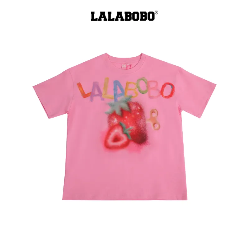 LALABOBO Drop Shoulder Sleeve T Shirt Women's-1