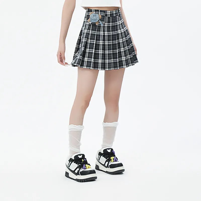 LALABOBO Casual Short Skirts Women's Black-2
