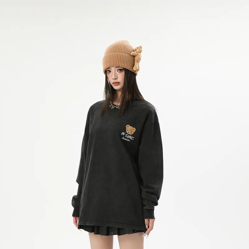 LALABOBO Sweatshirt Women's Black-1