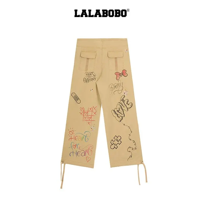 LALABOBO Jeans Unisex Khaki-1