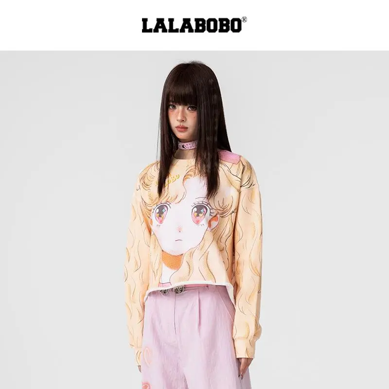 LALABOBO Sweatshirt Women's Yellow-1