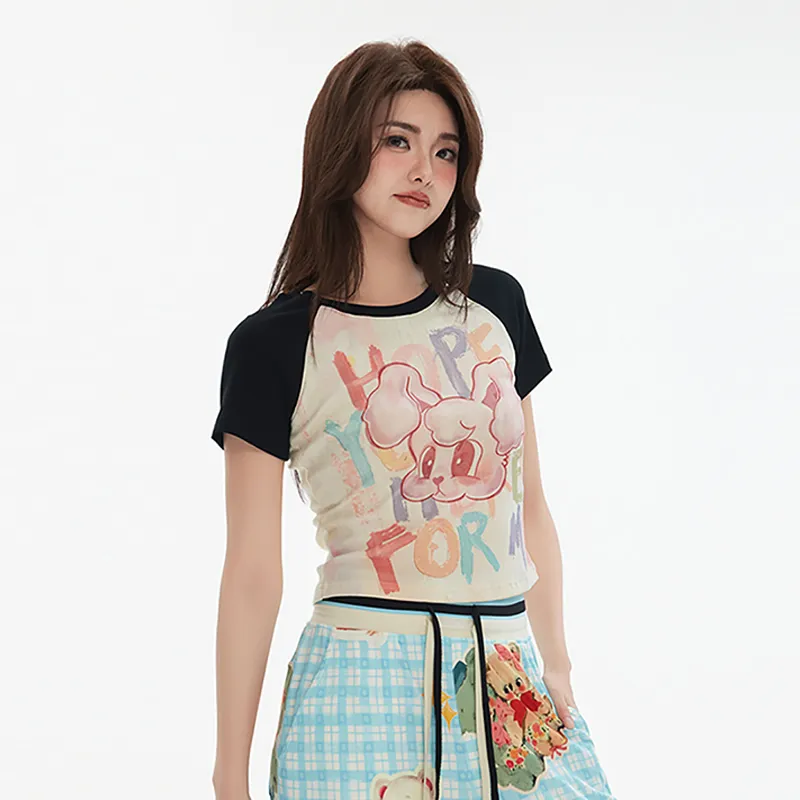 LALABOBO Raglan Sleeve T Shirt Women's-6