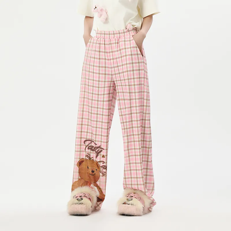 LALABOBO Casual Pants Women's Pink-2