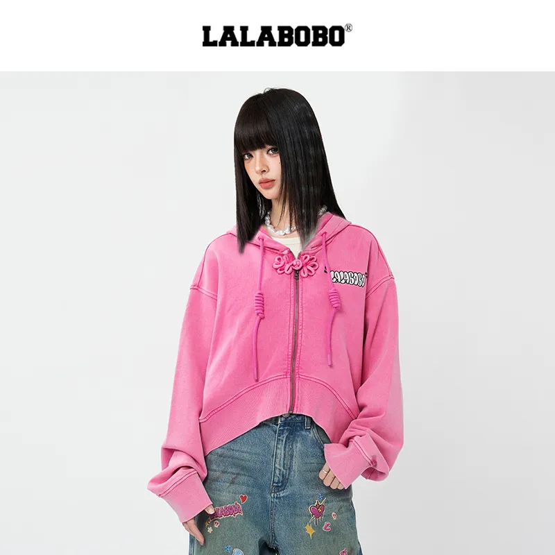 LALABOBO Sweatshirts Women's Pink-3