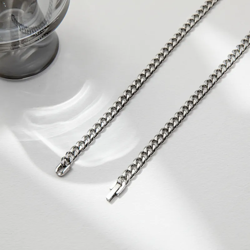 XIXINGPO Titanium Steel Necklaces Unisex-1