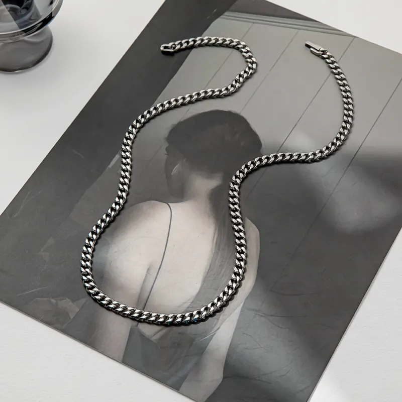 XIXINGPO Titanium Steel Necklaces Unisex-2