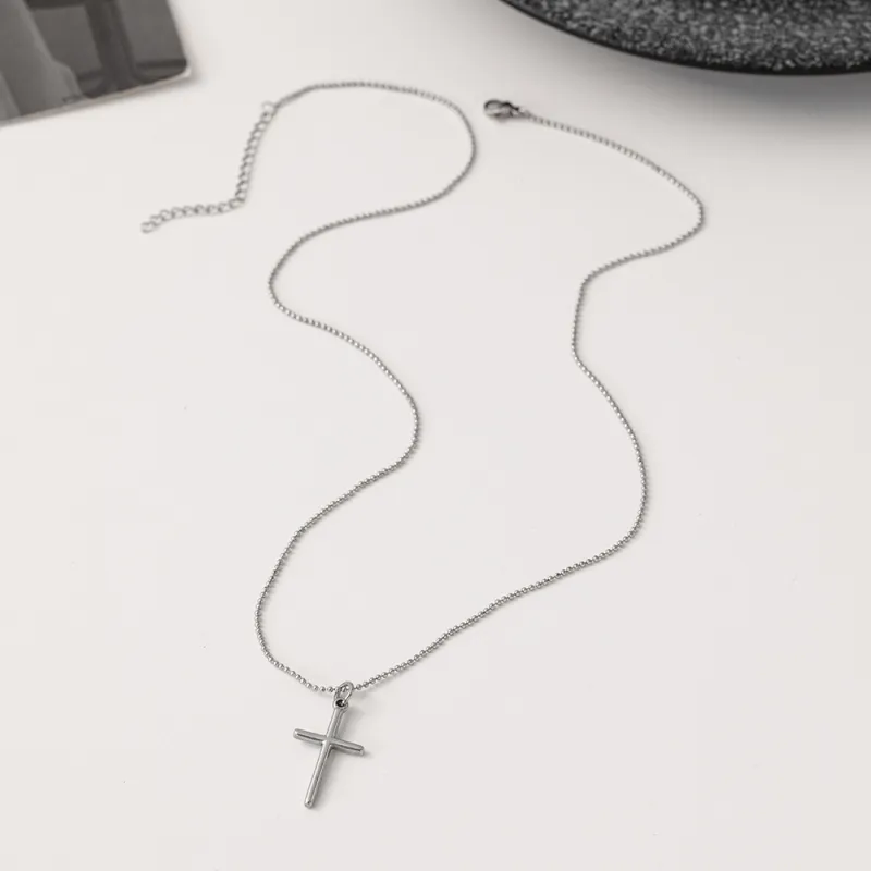XIXINGPO Titanium Steel Necklaces Unisex-4