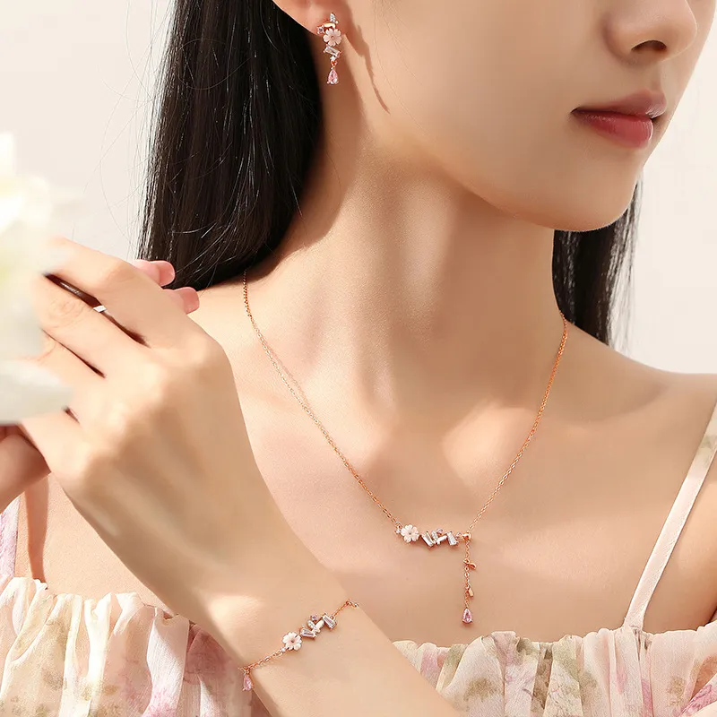 XIXINGPO S925 Silver Necklaces Women's-5