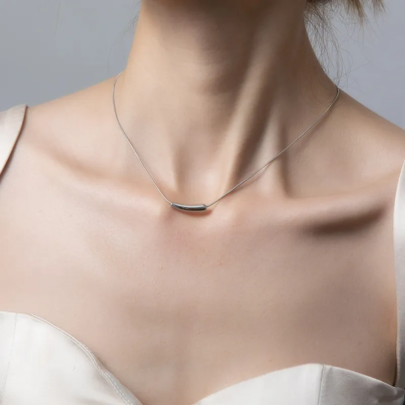 XIXINGPO Titanium Steel Necklaces Women's-4
