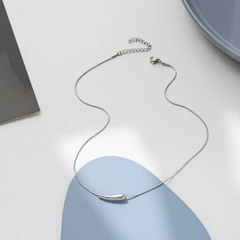 XIXINGPO Titanium Steel Necklaces Women's-1