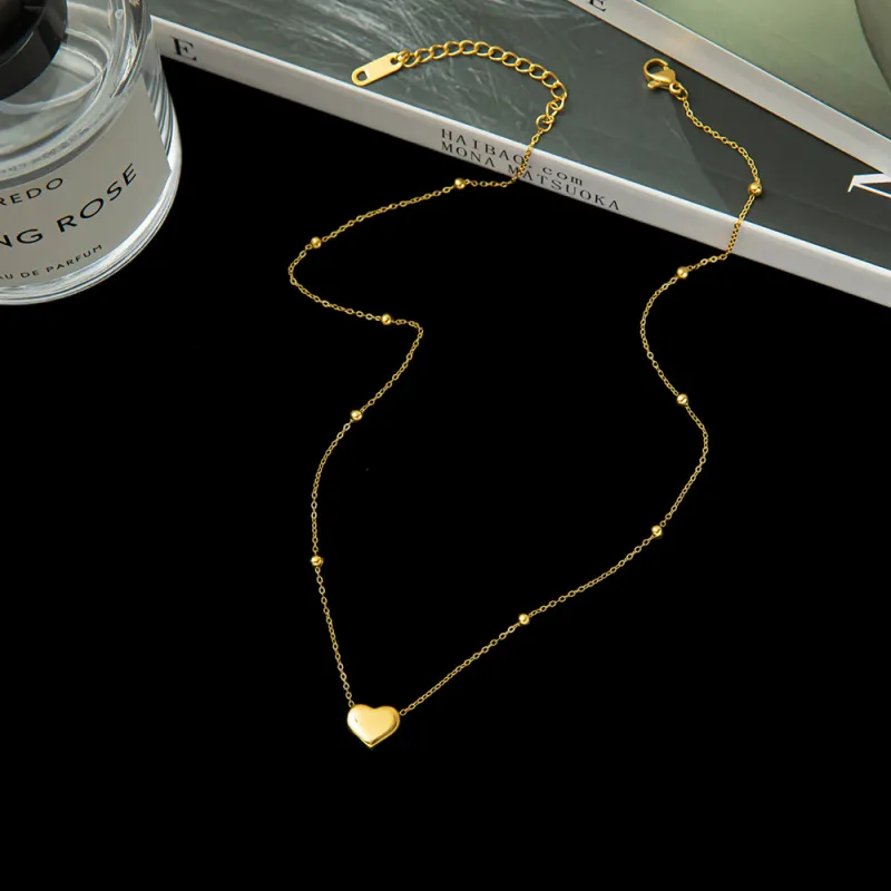 XIXINGPO Titanium Steel Necklaces Women's-3