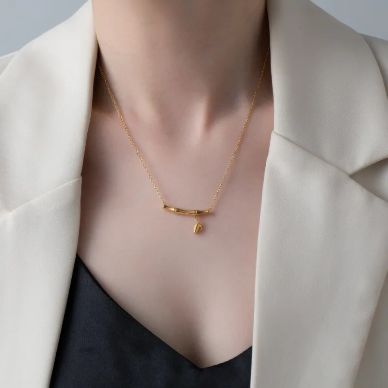 XIXINGPO Titanium Steel Necklaces Women's-4