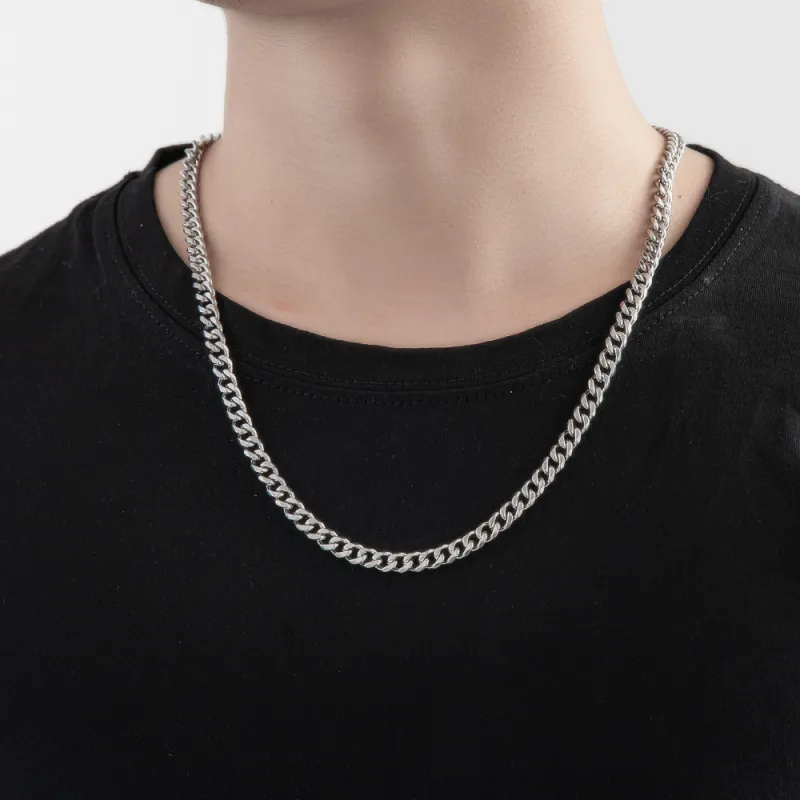 XIXINGPO Titanium Steel Necklaces Unisex-4