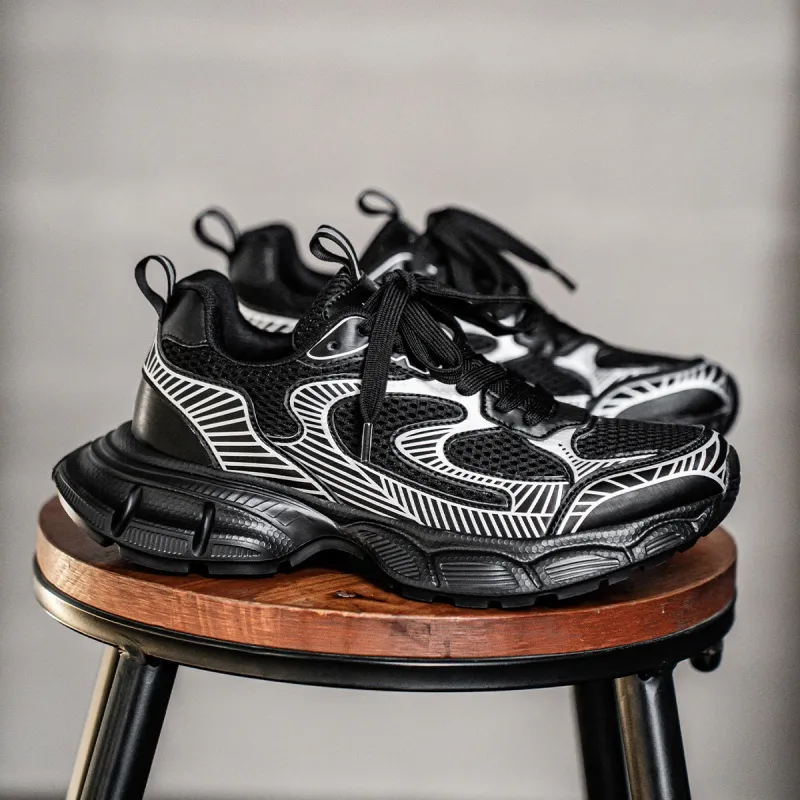 AGSDON Low Top Chunky Sneakers Men's-5