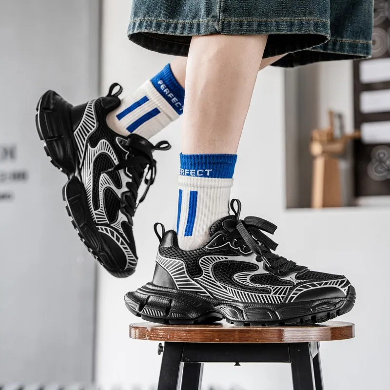 AGSDON Low Top Chunky Sneakers Men's-3