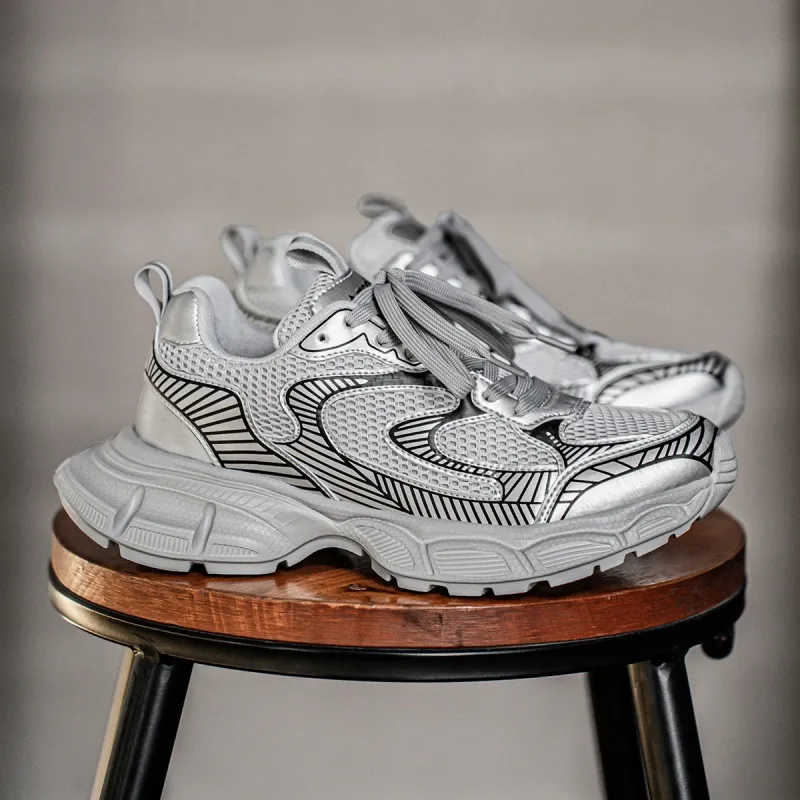 AGSDON Low Top Chunky Sneakers Men's-11