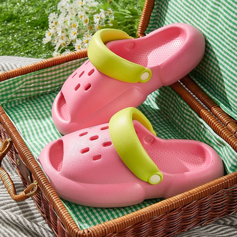 SHEGOTO Platform Home Bedroom Women's Summer Slippers-3