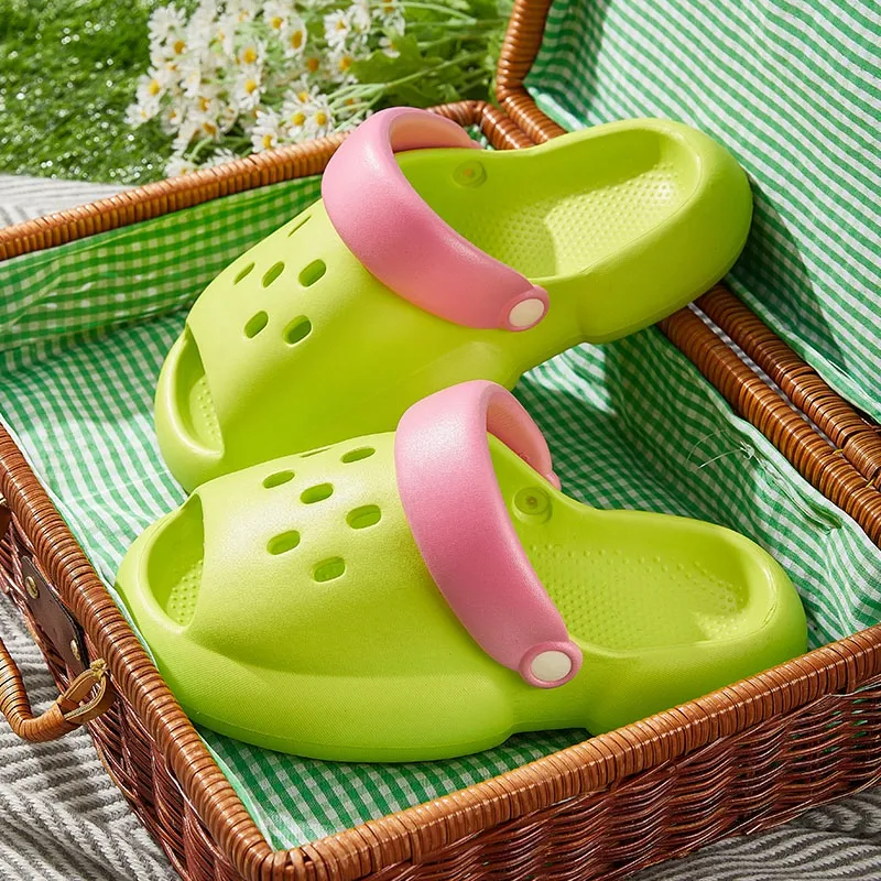 SHEGOTO Platform Home Bedroom Women's Summer Slippers-7