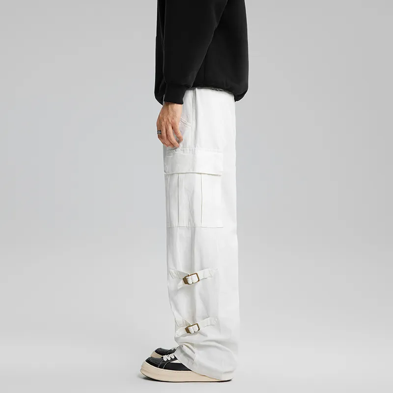 AHAH Casual Pants Men White-2