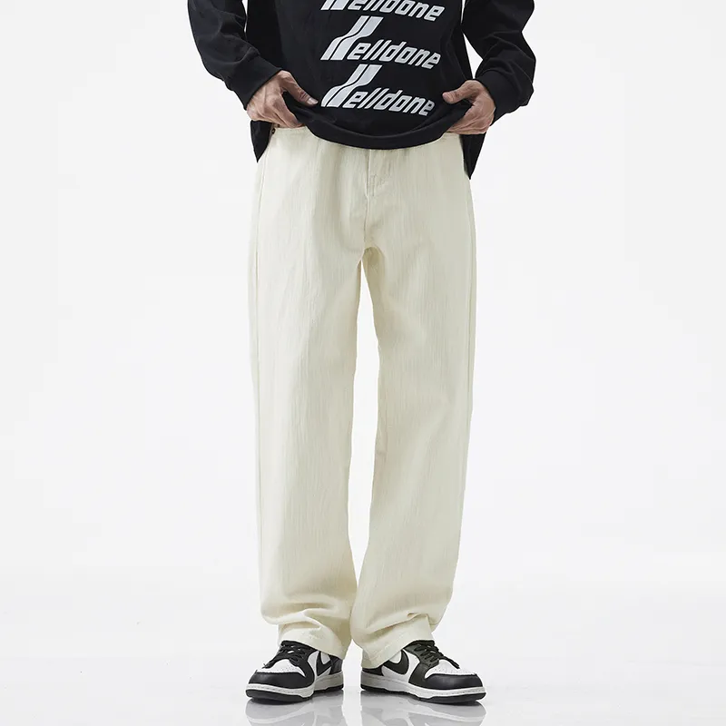 AHAH Casual Pants Men White-2