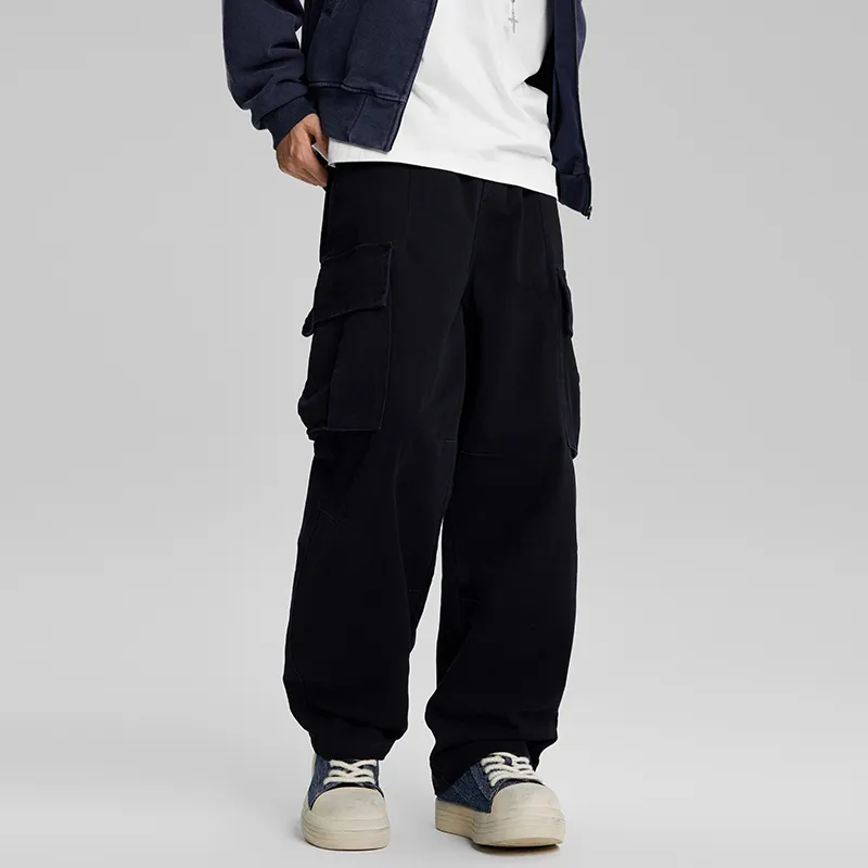 AHAH Casual Pants Men Black-4