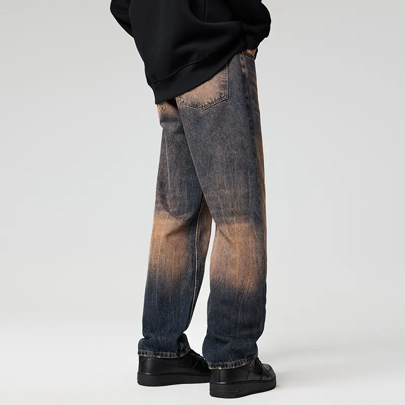 AHAH Jeans Men's Red Clay Color-5